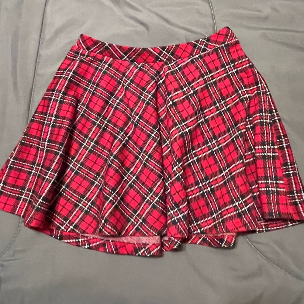 forever 21 girls plaid skirt